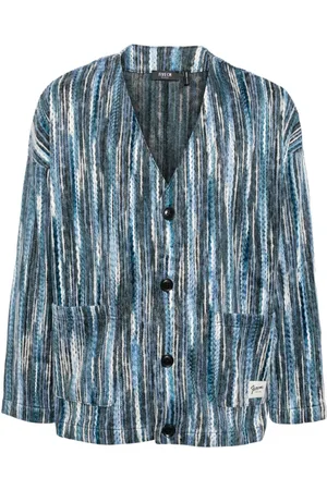 FIVE CM Striped cardigan