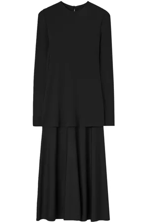 Jil Sander Layered-design midi dress