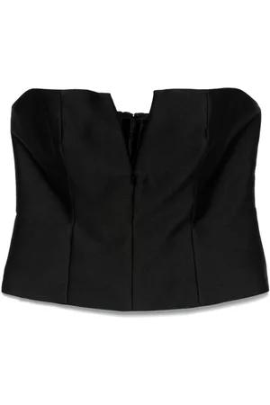 Roland Mouret Strapless taffeta top