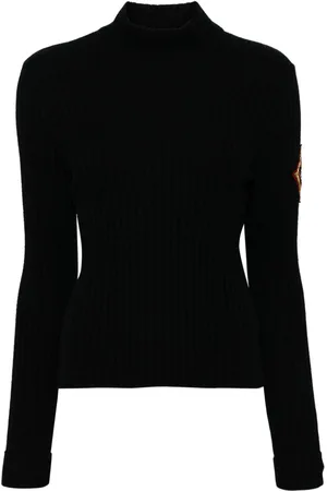 CHANEL 1990-2000s ribbed wool jumper