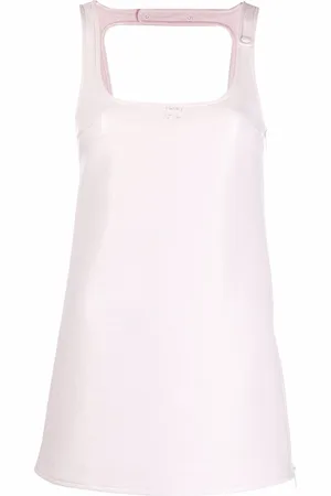 Courrèges Sleeveless vinyl mini dress