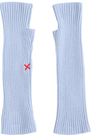 Chinti & Parker Ribbed-knit fingerless gloves