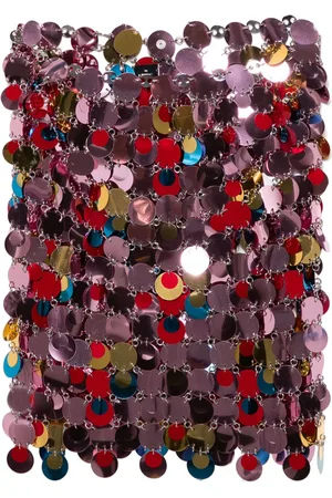Paco rabanne Discs-design mini skirt
