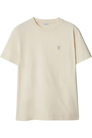Burberry Logo-embroidered T-shirt