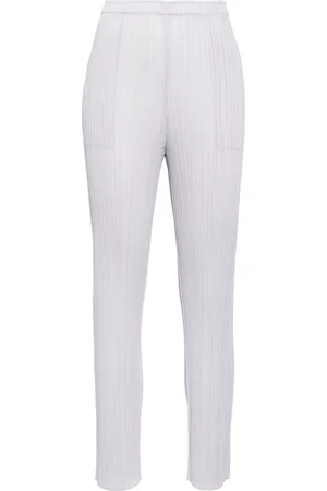 PLEATS PLEASE ISSEY MIYAKE July slim-fit trousers