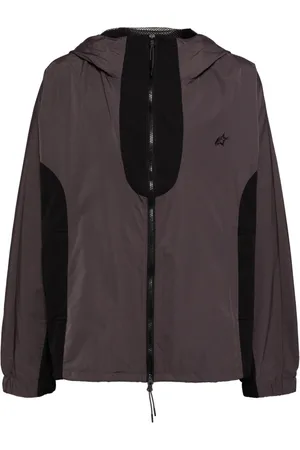 FIVE CM Hooded zip-up jacket