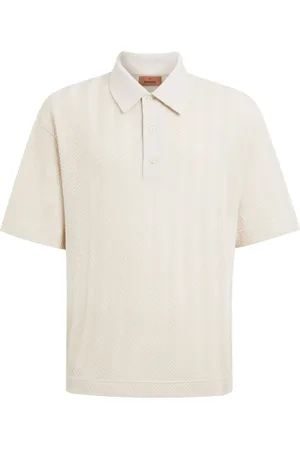 Missoni Knitted chevron polo shirt