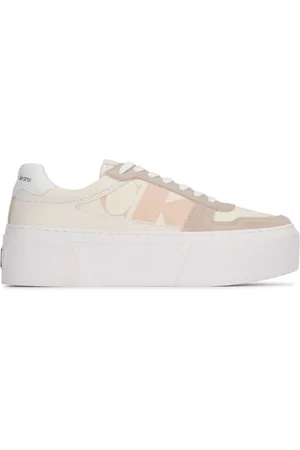 Calvin Klein Logo-lettering platform trainers