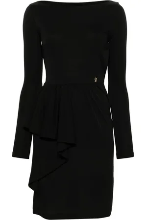 John Galliano 2010 boat-neck midi dress