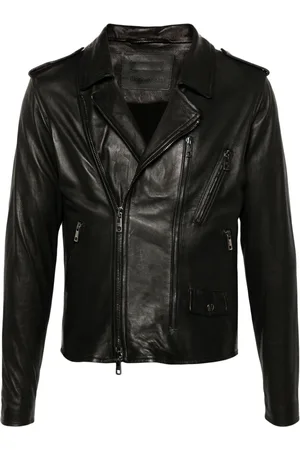 GIORGIO BRATO Leather biker jacket