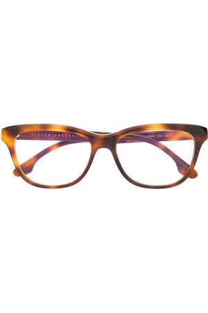 Victoria Beckham Rectangular tortoiseshell glasses