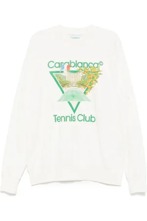 Casablanca Tennis Club Icon printed sweatshirt