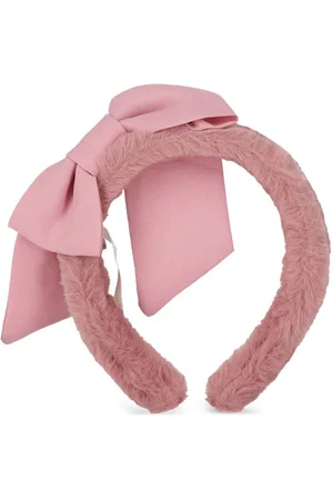 PATACHOU Faux-fur bow headband