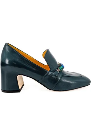 Madison.Maison 65mm jeweled leather pumps