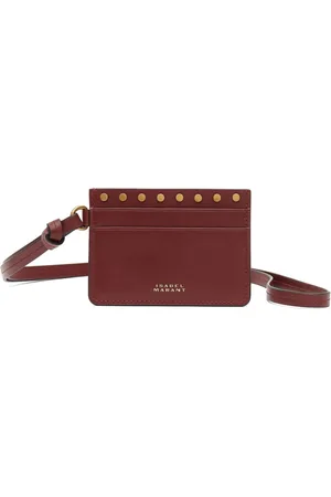 Isabel Marant Stud-embellished cardholder