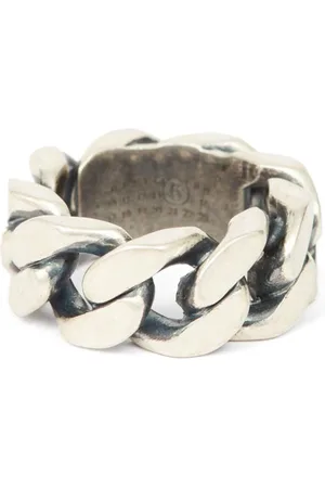 Maison Margiela Curb-chain ring