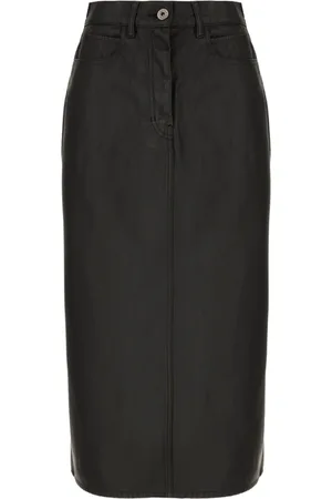 Max Mara Synthetic leather skirt