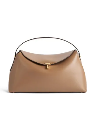 Totême T-Lock leather top handle bag