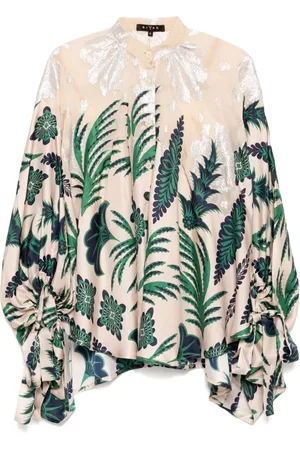 BIYAN Jamaia cape blouse