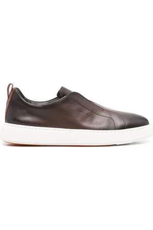 santoni Leather sneakers