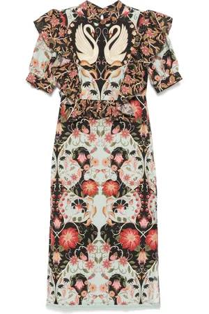 Farm Rio Flowing Beauty midi dress