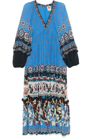 Farm Rio Ainika Tiles maxi dress