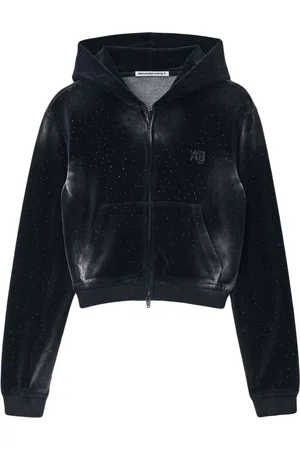 Alexander Wang Clear bead hotfix hoodie