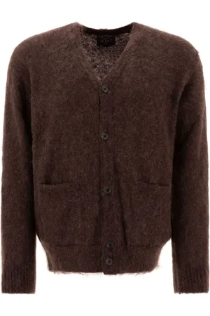 Beams Mohair V-neck cardigan