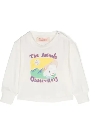 The Animals Observatory Illustration logo-print T-shirt