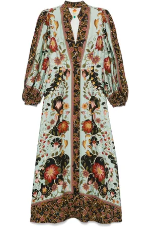 Farm Rio Flowing Beauty maxi dress