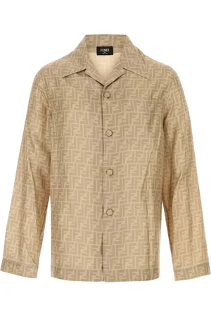 Fendi FF-print silk shirt