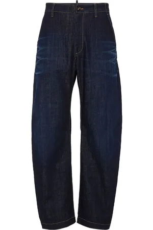 Dsquared2 Stretch-cotton tapered jeans