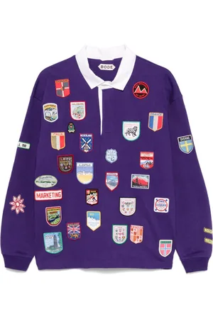 BODE Passport Patch polo shirt