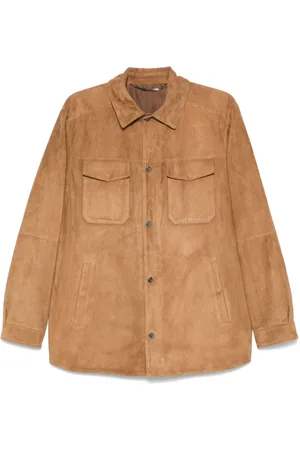 CANALI Suede shirt jacket