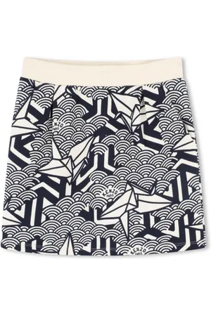 Kenzo Geometric-print mini skirt
