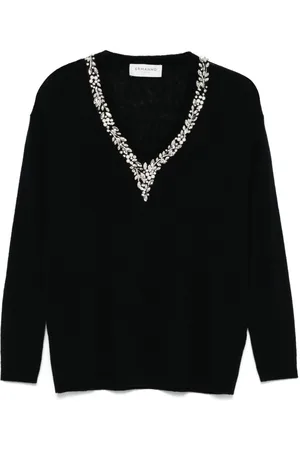Ermanno Firenze Rhinestone-embellished sweater