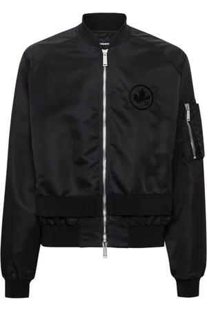 Dsquared2 Logo-appliqué bomber jacket