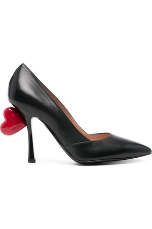 Moschino 95mm heart-motif pumps