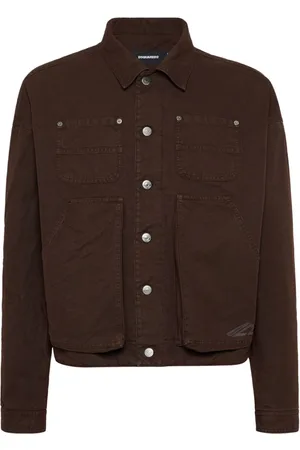 Dsquared2 Cotton pocketed shirt jacket