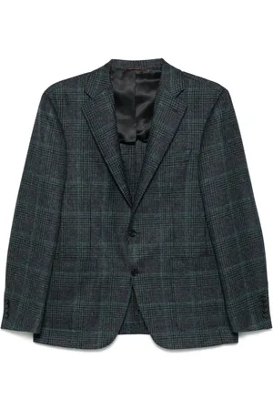 CANALI Prince of Wales-pattern blazer