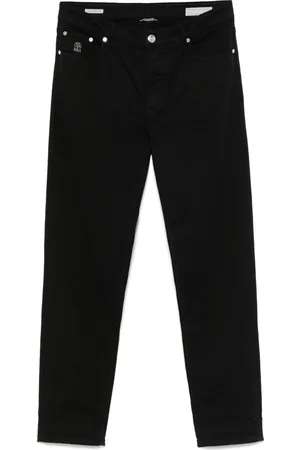 Brunello Cucinelli Logo-embroidered jeans
