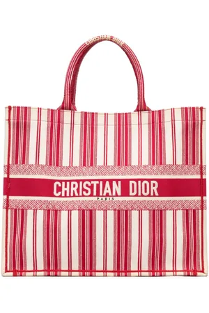 Dior 2018 Large Striped Book tote bag