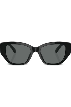 Tory Burch Logo-plaque square-frame sunglasses