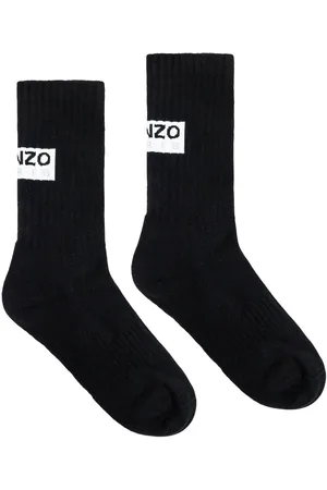 Kenzo Logo-intarsia socks