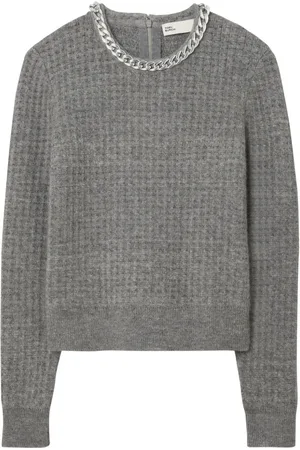 Tory Burch Chain crew-neck sweater