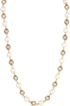 CHANEL 1980s faux-pearl necklace