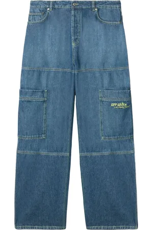 OFF-WHITE Irregular cargo jeans