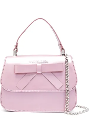 MONNALISA Bow-detail tote bag