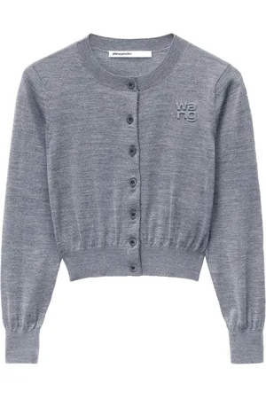 Alexander Wang Long-embossed cardigan