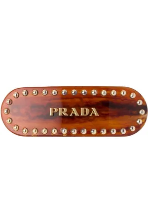 Prada Logo-lettering hair clip